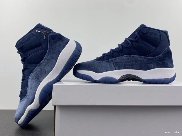Rep Air Velvet AR0715-441 Jordan Midnight WMNS 11 Navy 0727